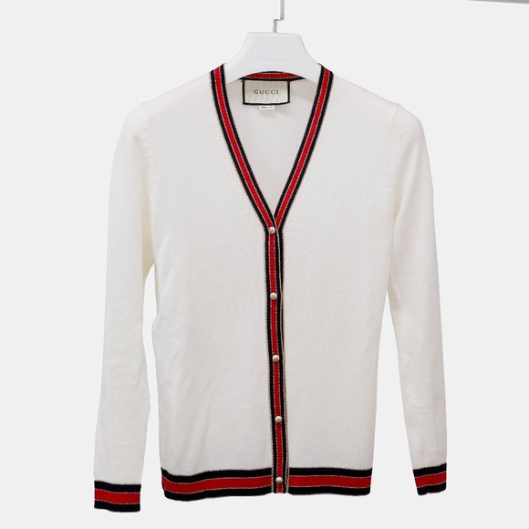 Gucci Knit Cardigan w/ Pearl Buttons - Picture 2 of 13